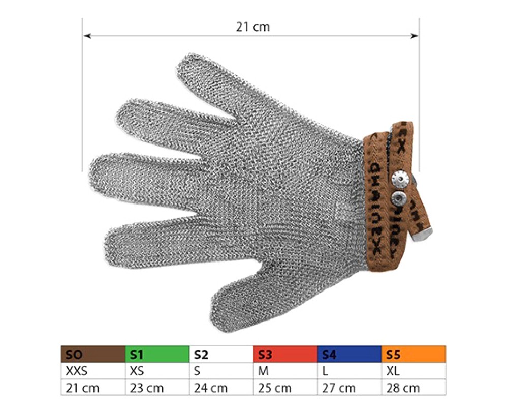 Ochranné kovové rukavice