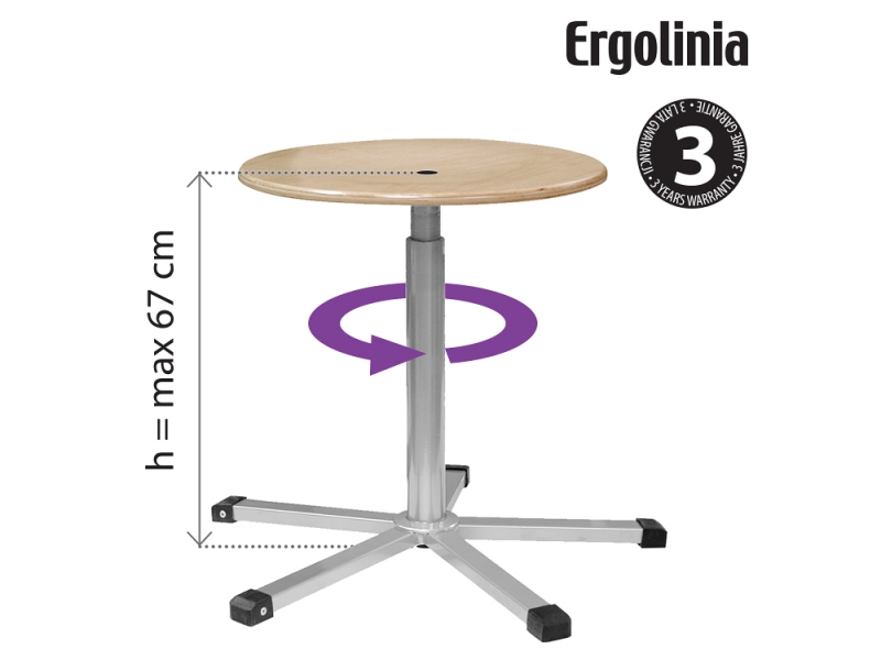 Pracovní židle ERGOLINIA 10003