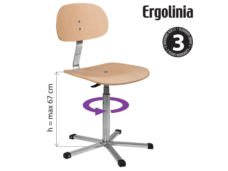 Pracovní židle ERGOLINIA 10004